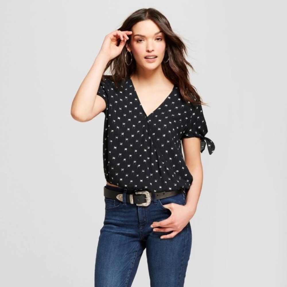 3  for $12 | Universal Thread | Wrap Style Top with Tie Sleeve